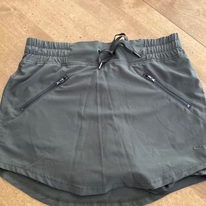 Champion C9 Olive Green Drawstring Elastic Waist Skort - Size Medium